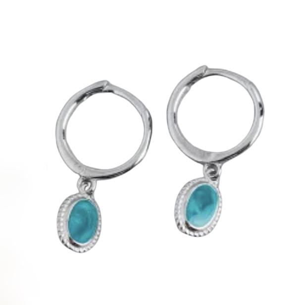 ELIZABETH SILVER EARRINGS