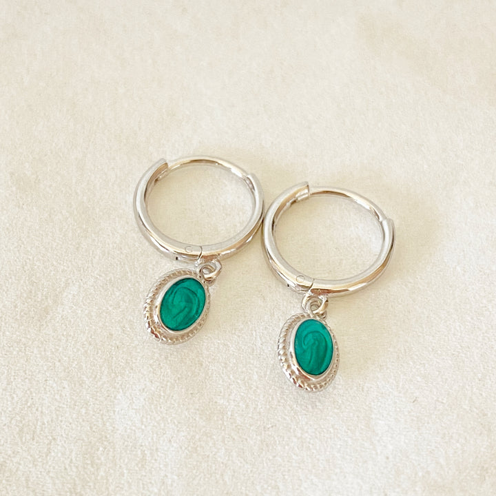 ELIZABETH SILVER EARRINGS