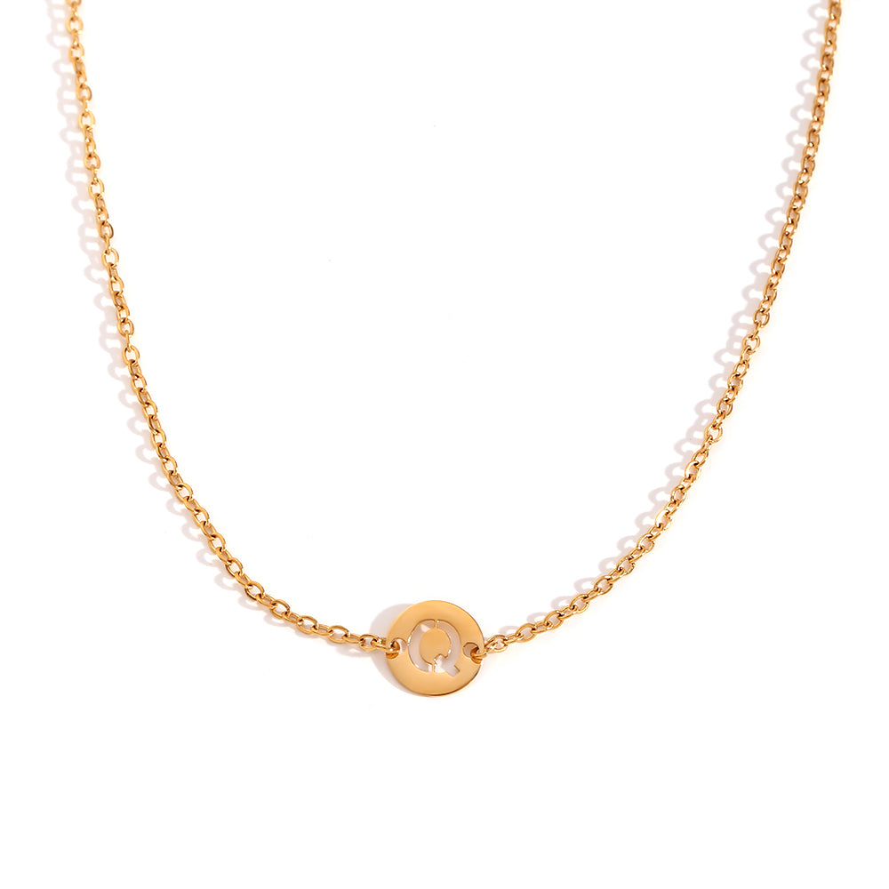 ALPHABET GOLD NECKLACE