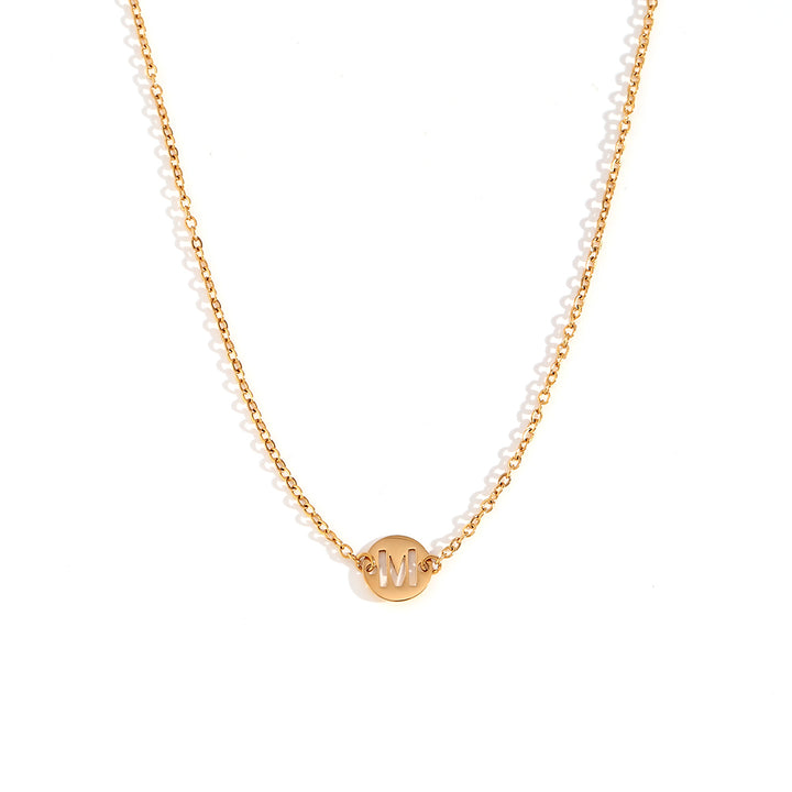 ALPHABET GOLD NECKLACE