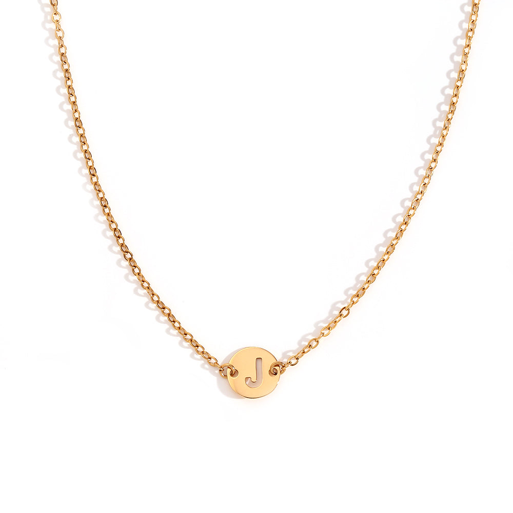 ALPHABET GOLD NECKLACE