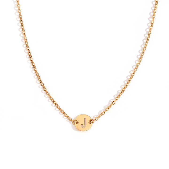 ALPHABET GOLD NECKLACE