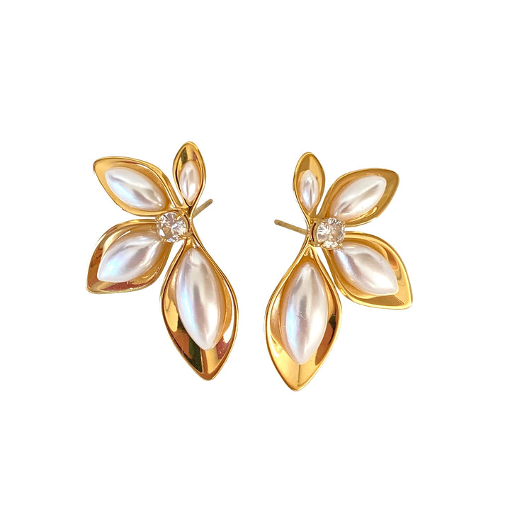 NIDE GOLD EARRINGS