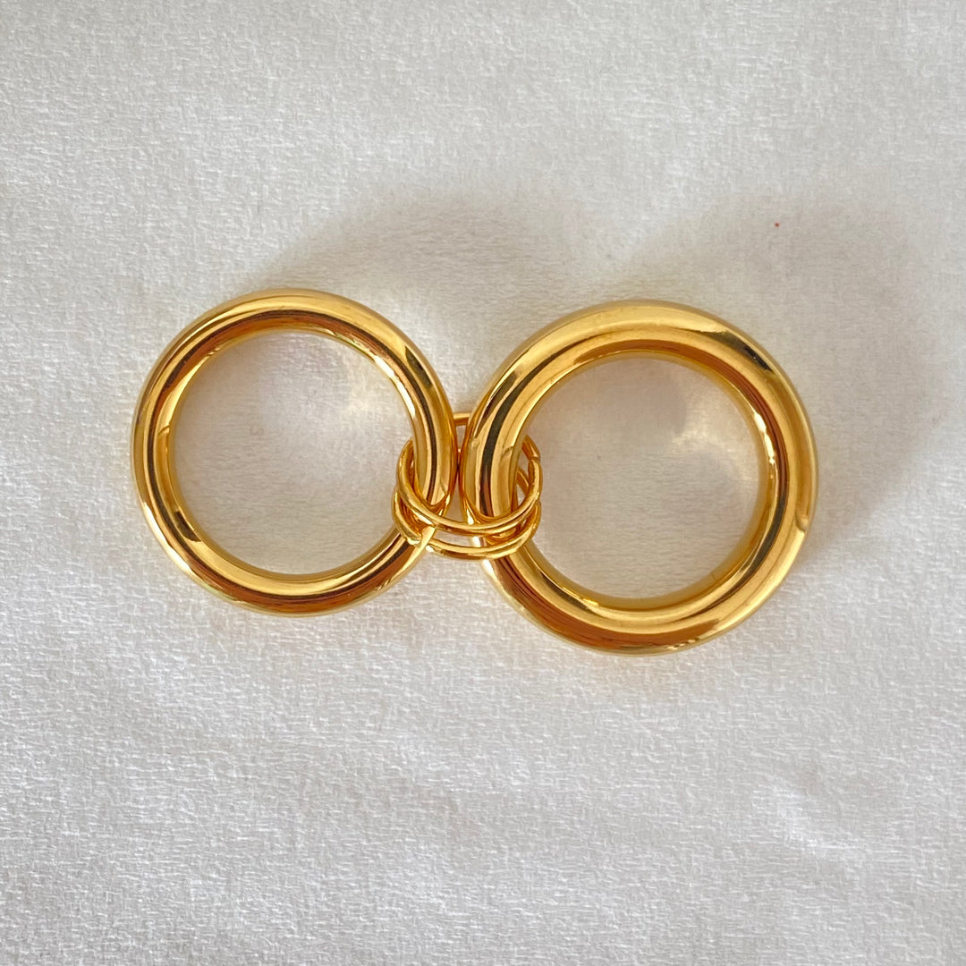 LELE GOLD DOUBLE RING