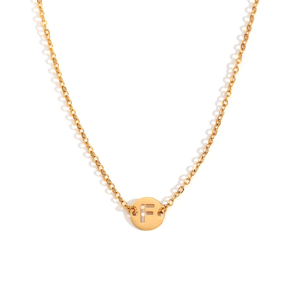 ALPHABET GOLD NECKLACE