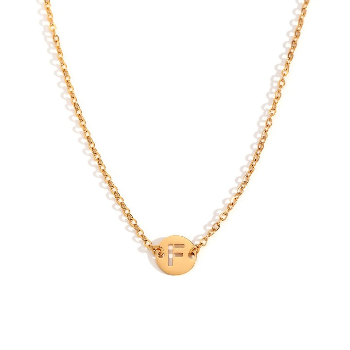 ALPHABET GOLD NECKLACE