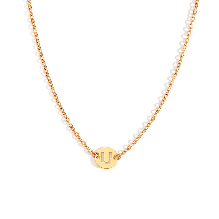 ALPHABET GOLD NECKLACE