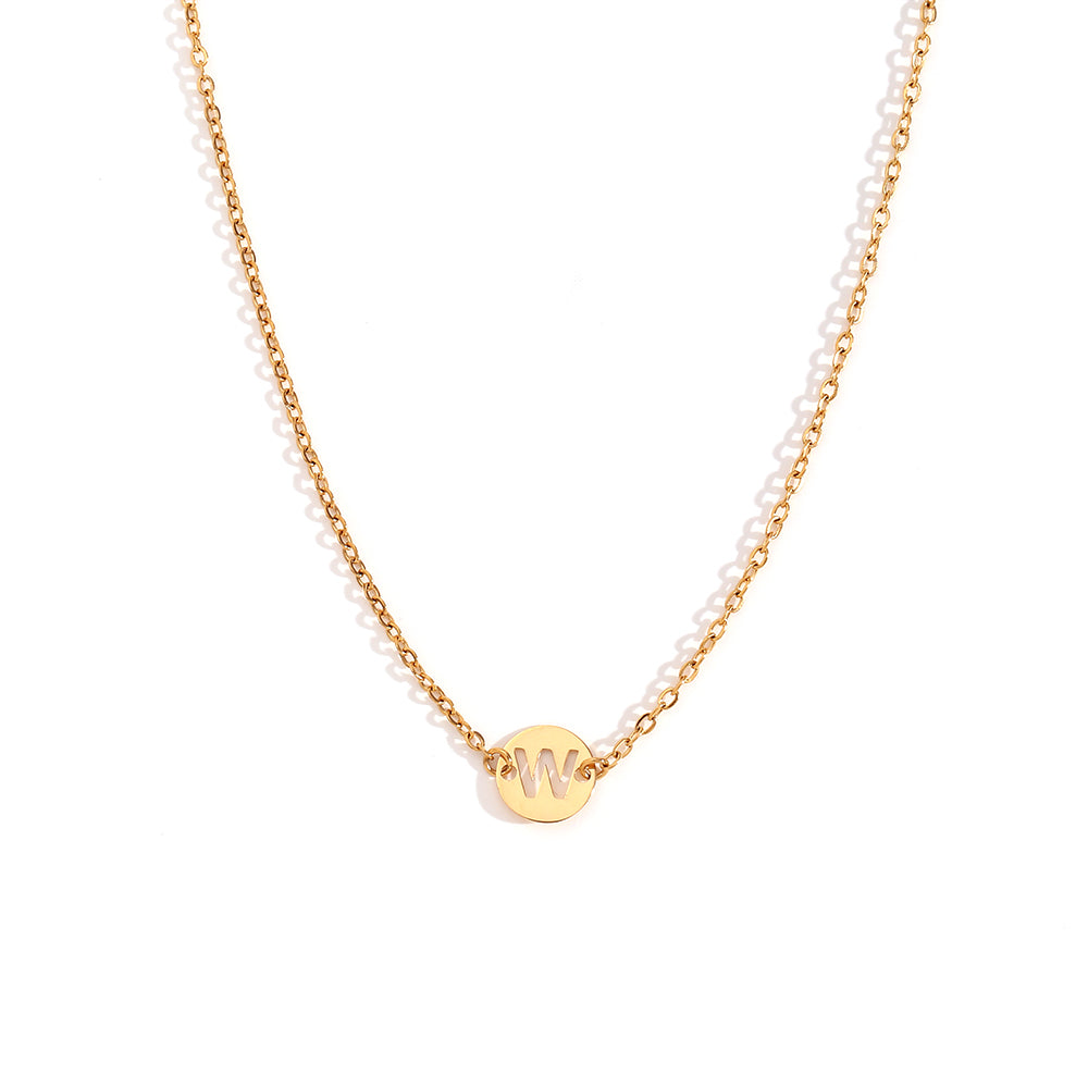 ALPHABET GOLD NECKLACE