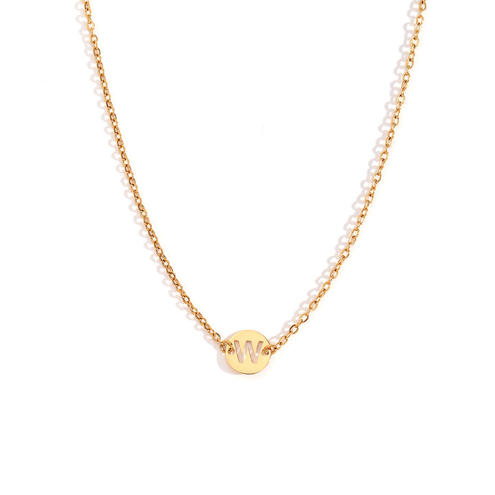 ALPHABET GOLD NECKLACE