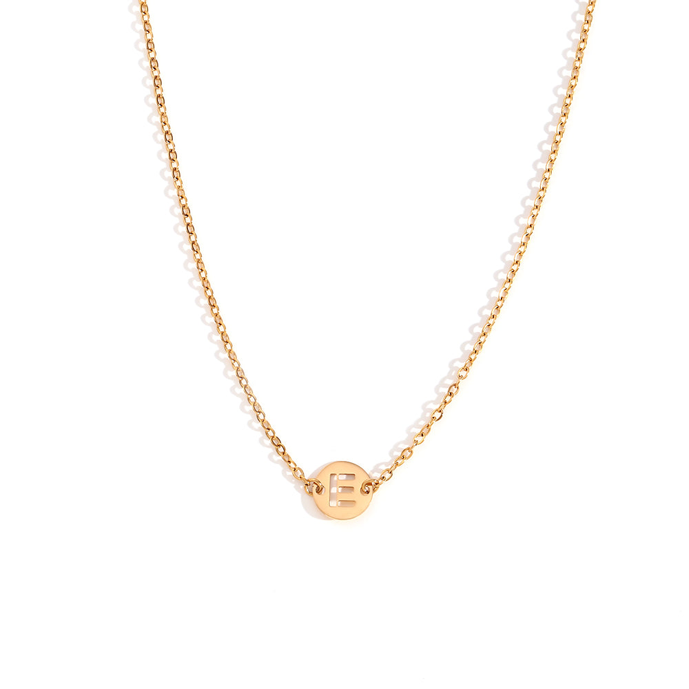 ALPHABET GOLD NECKLACE
