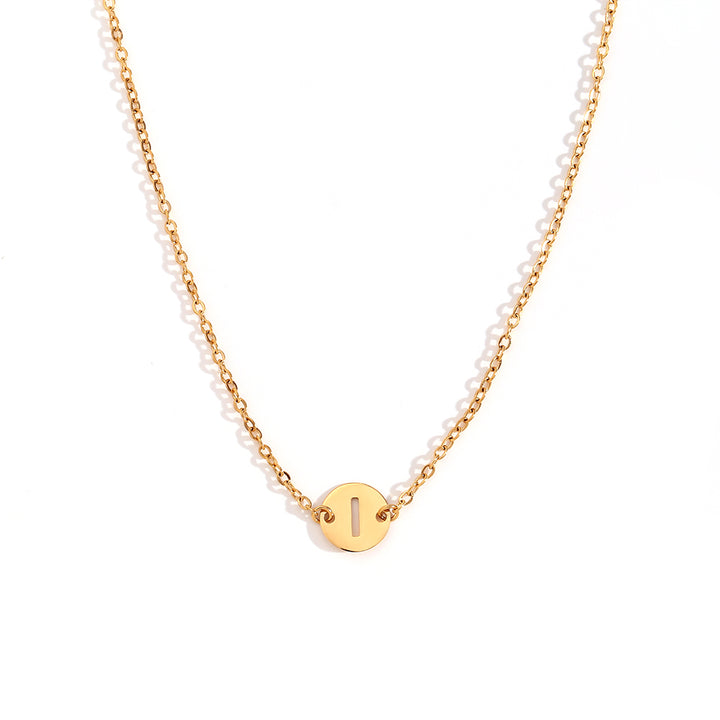 ALPHABET GOLD NECKLACE