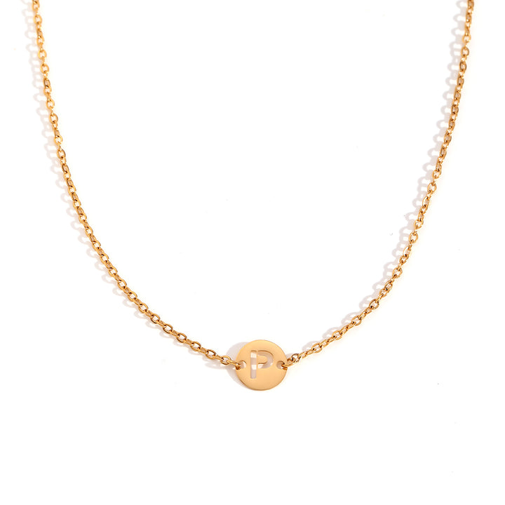 ALPHABET GOLD NECKLACE