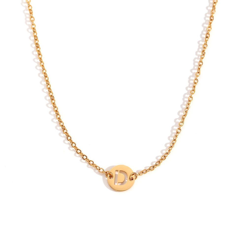 ALPHABET GOLD NECKLACE