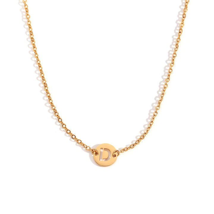 ALPHABET GOLD NECKLACE