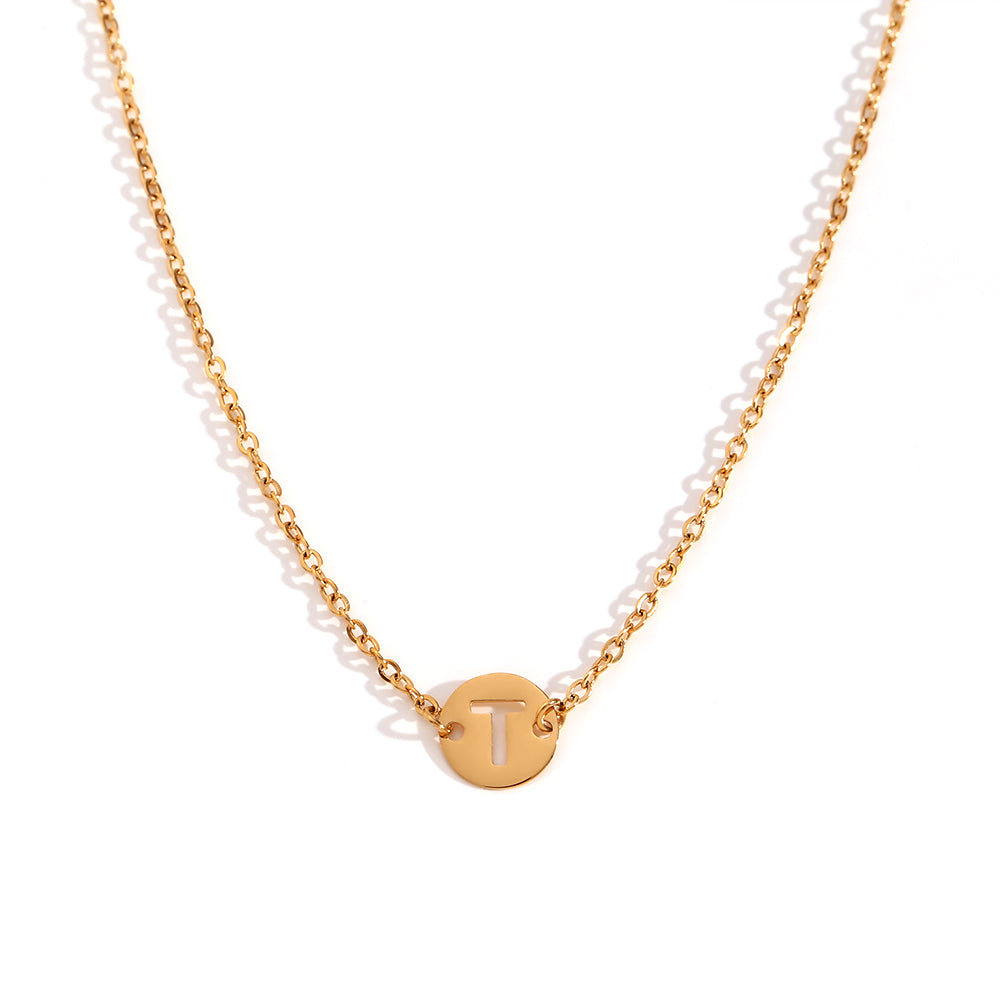 ALPHABET GOLD NECKLACE