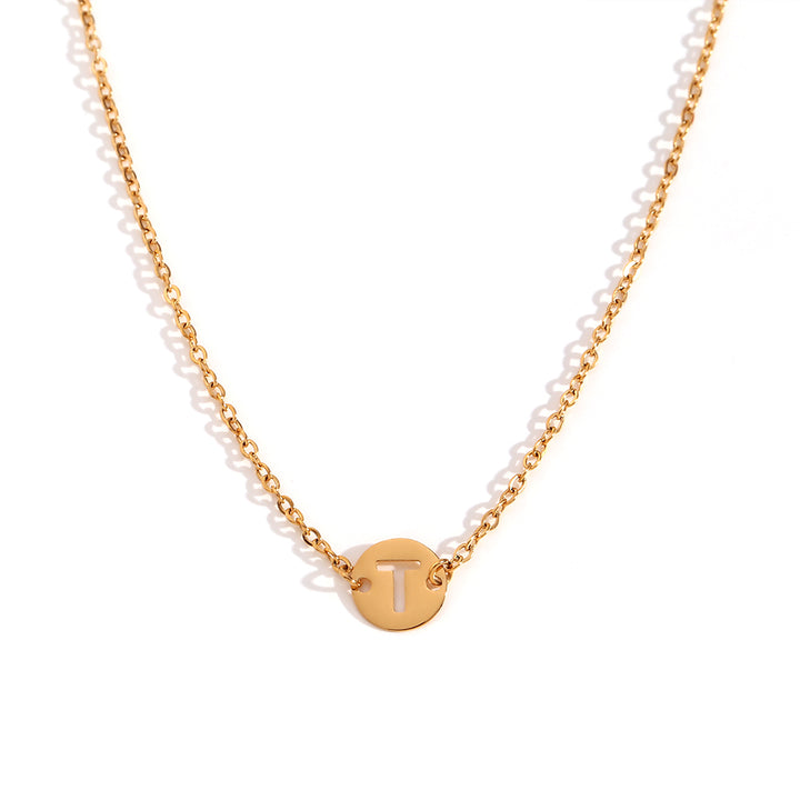 ALPHABET GOLD NECKLACE