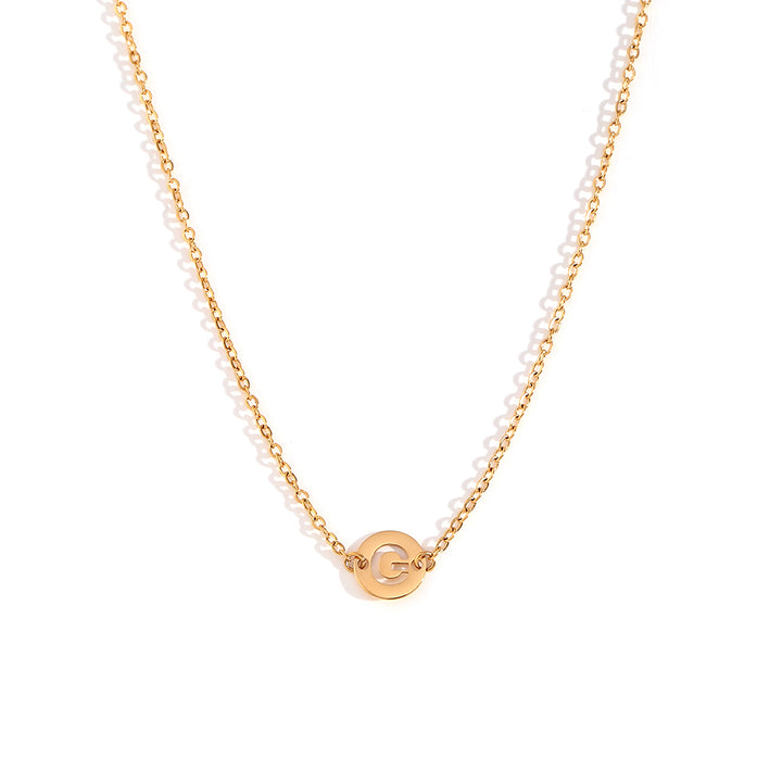 ALPHABET GOLD NECKLACE