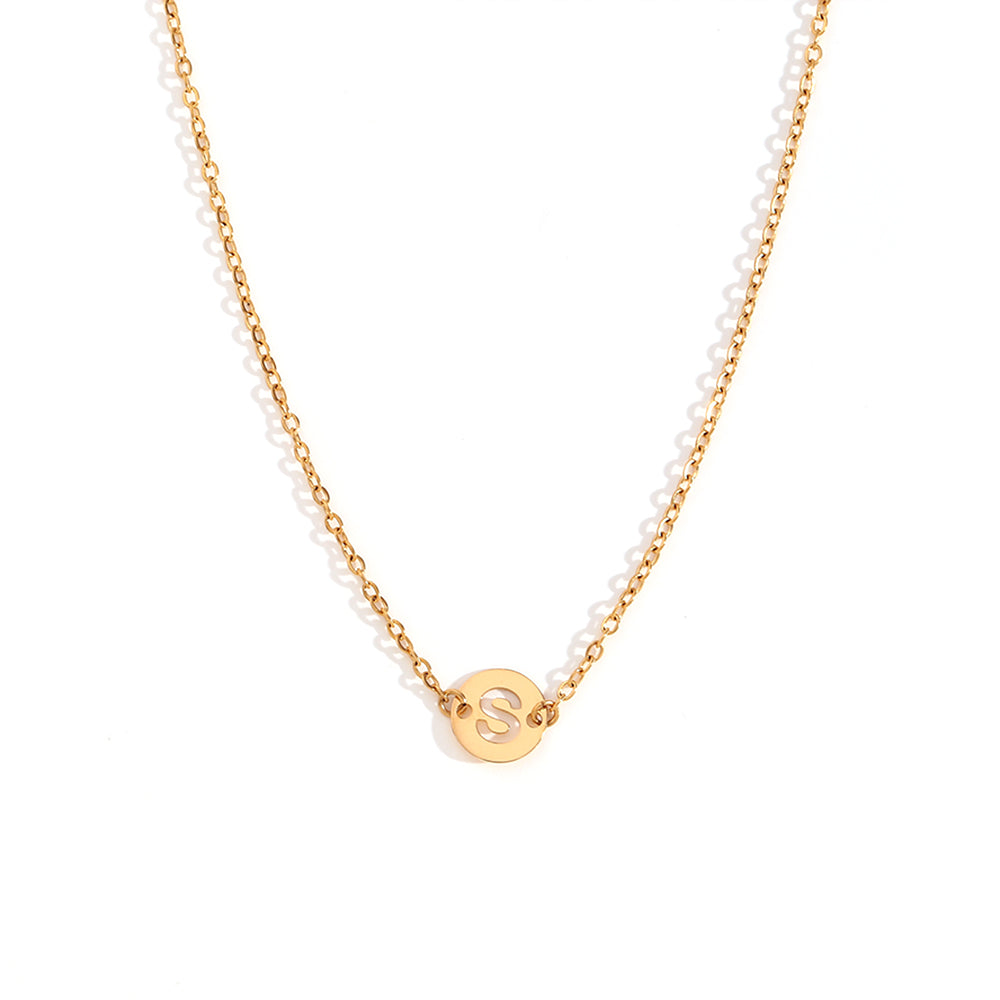 ALPHABET GOLD NECKLACE