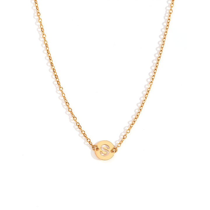 ALPHABET GOLD NECKLACE