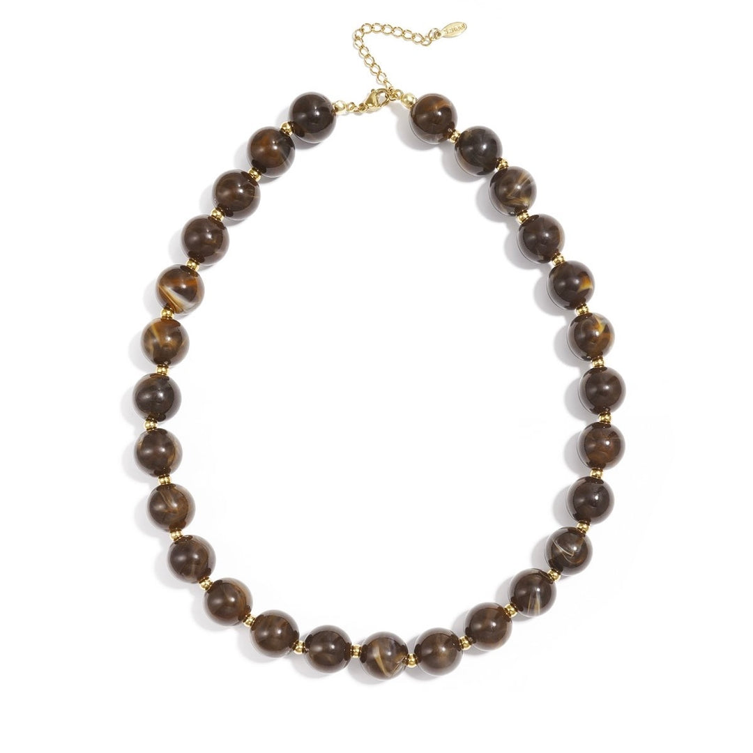 RAMONA BROWN NECKLACE