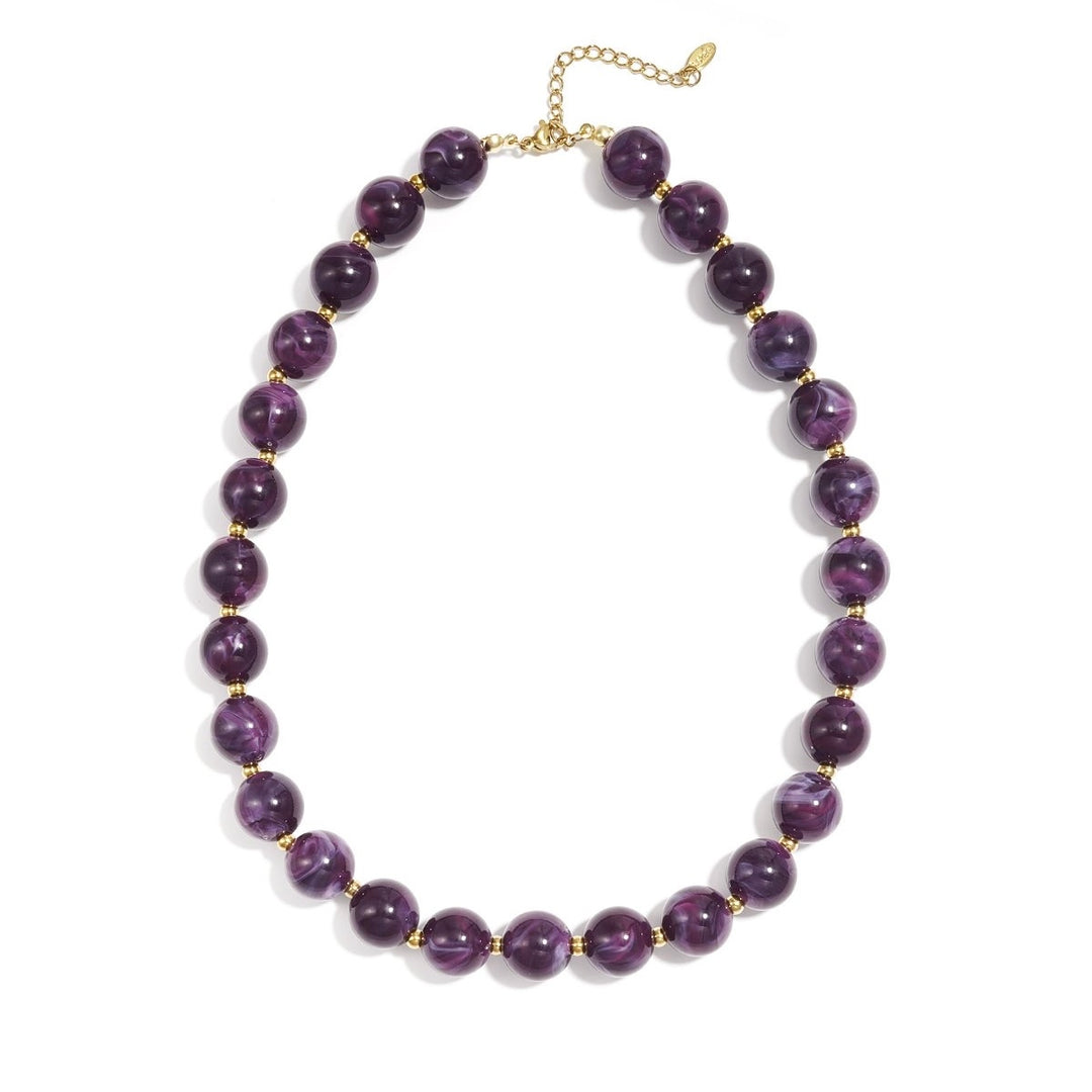 RAMONA PURPLE NECKLACE