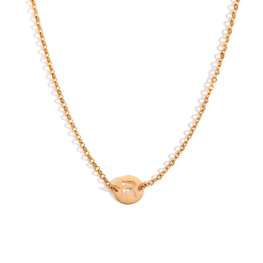 ALPHABET GOLD NECKLACE