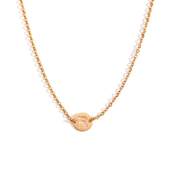 ALPHABET GOLD NECKLACE