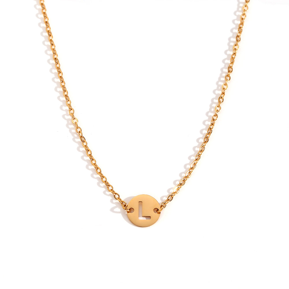 ALPHABET GOLD NECKLACE