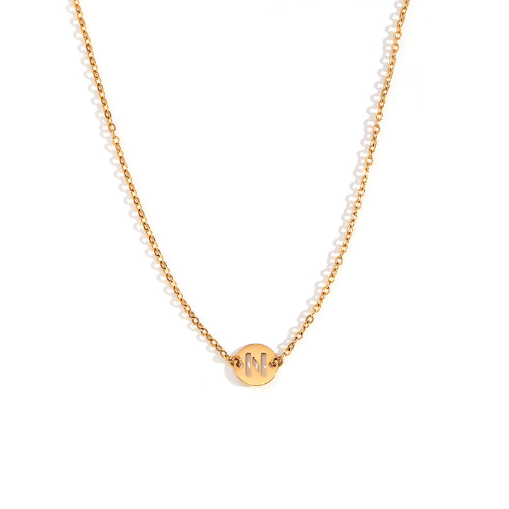 ALPHABET GOLD NECKLACE
