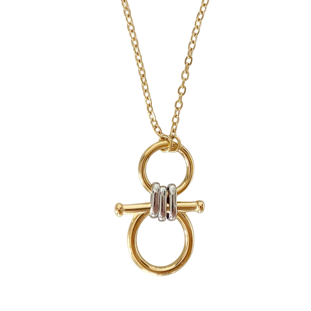 ILIA GOLD AND SILVER NECKLACE