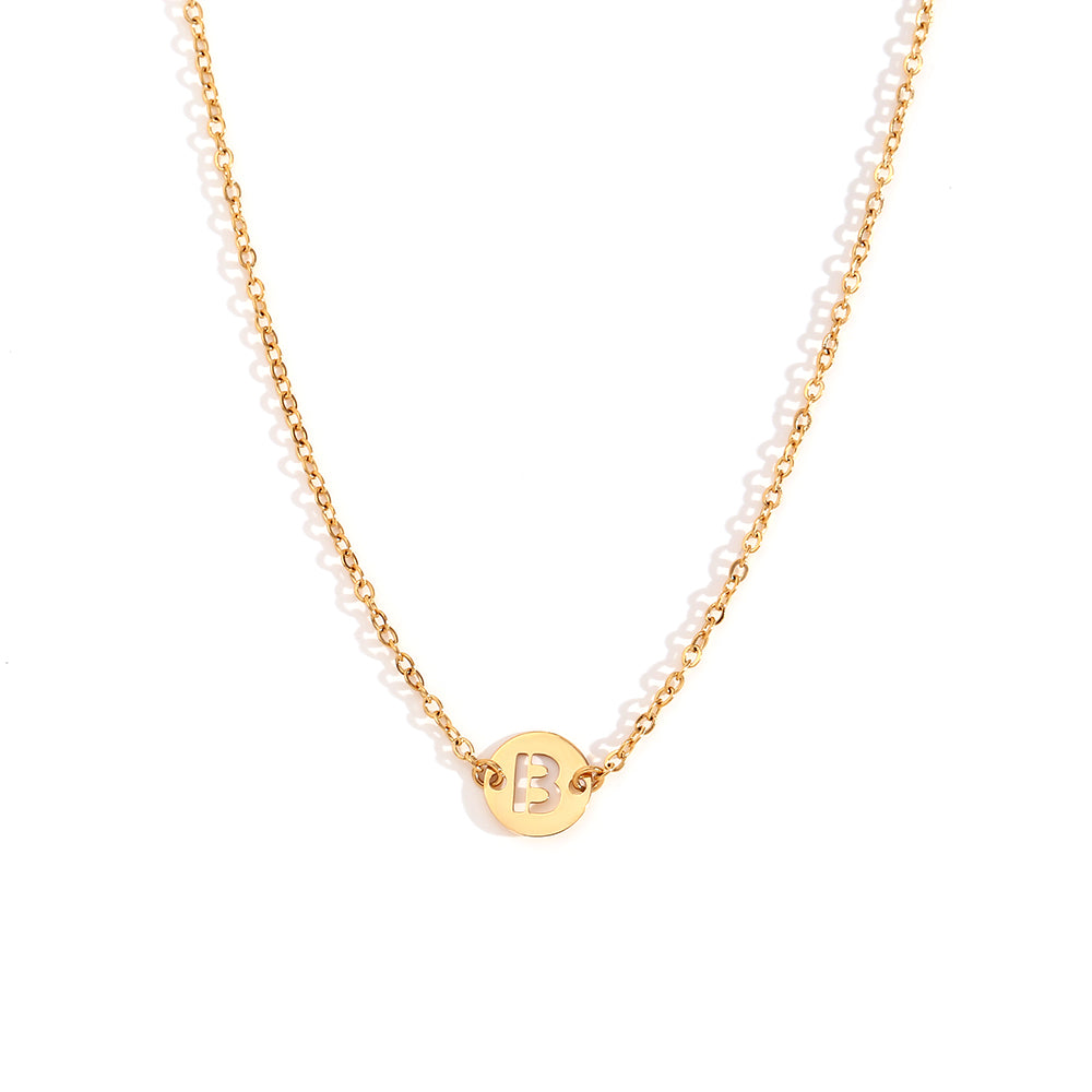 ALPHABET GOLD NECKLACE