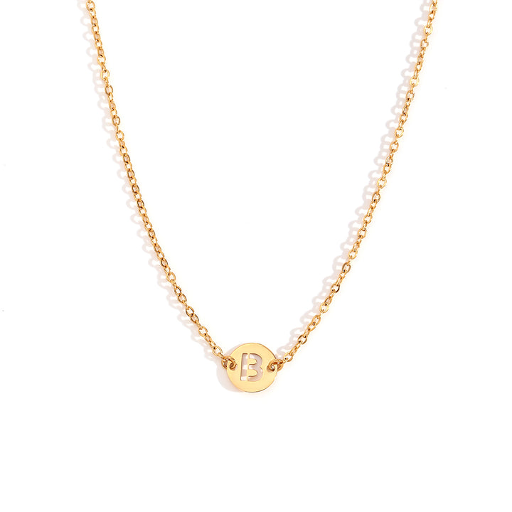 ALPHABET GOLD NECKLACE