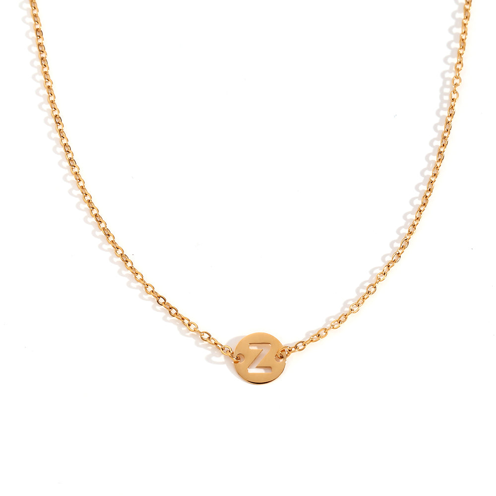 ALPHABET GOLD NECKLACE