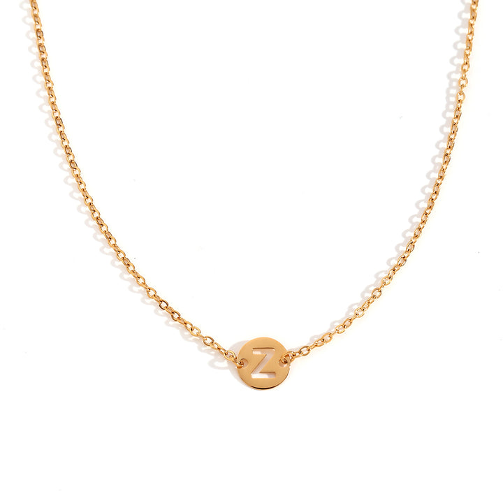 ALPHABET GOLD NECKLACE