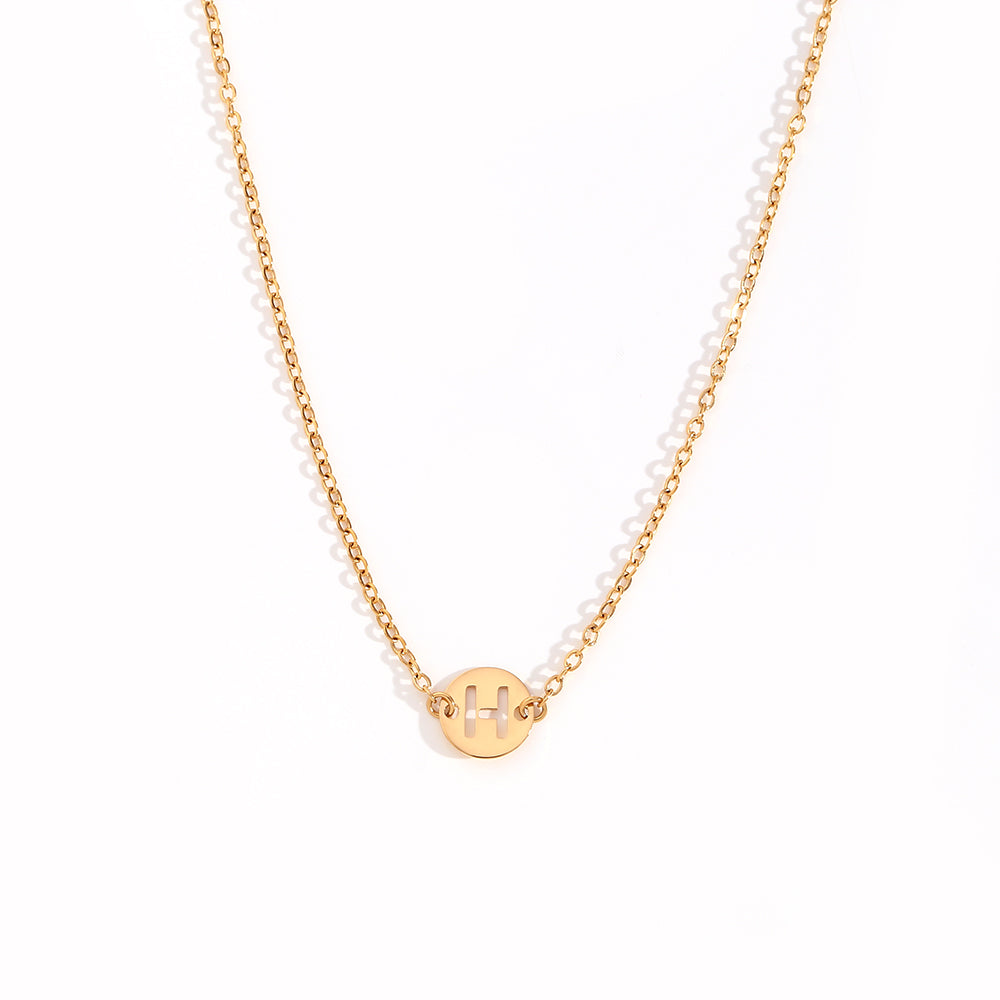 ALPHABET GOLD NECKLACE