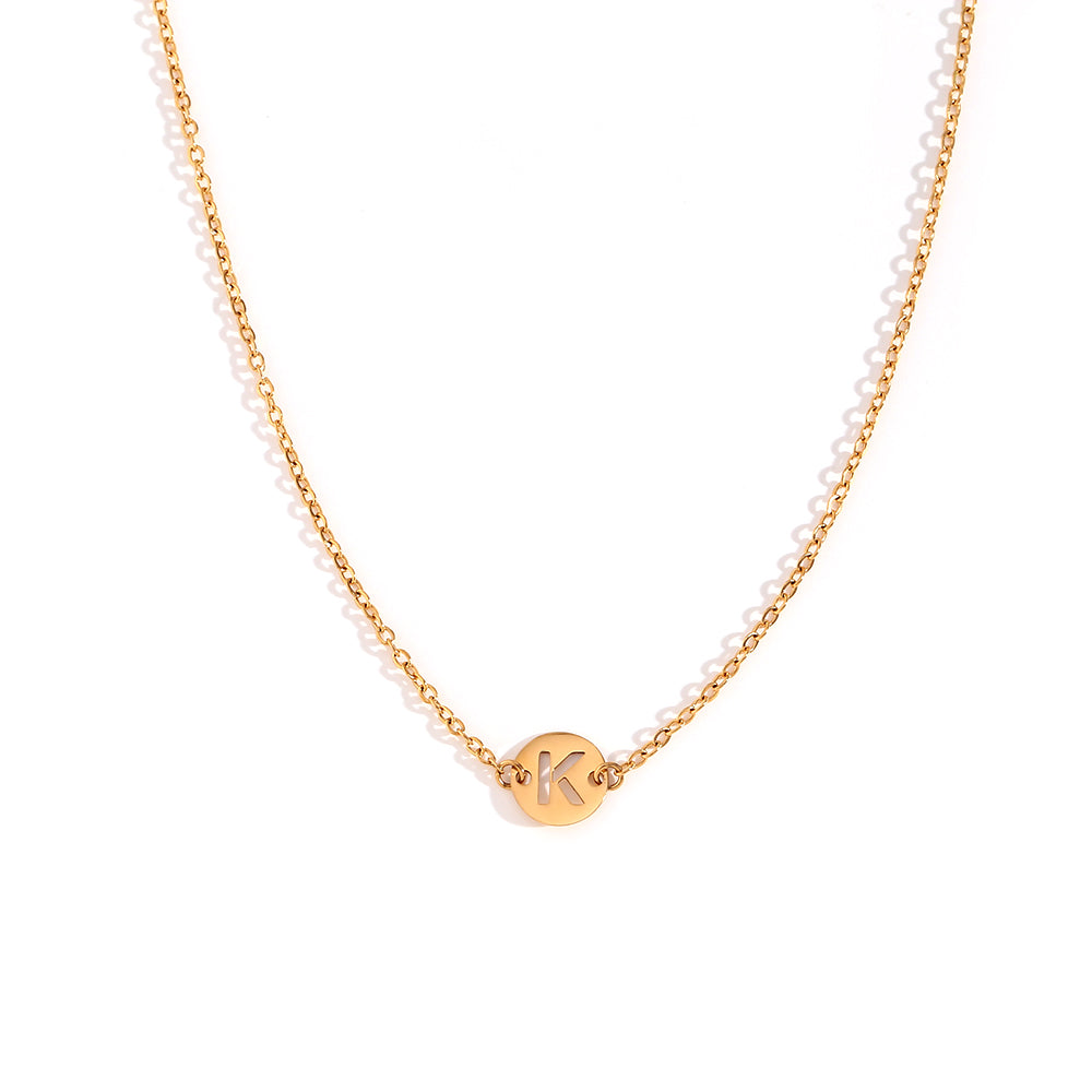 ALPHABET GOLD NECKLACE
