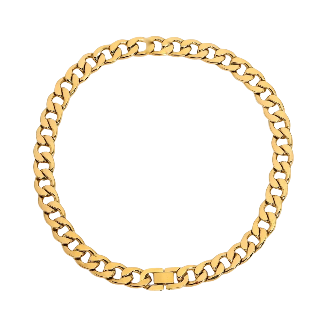 SANDY GOLD CHAIN NECKLACE