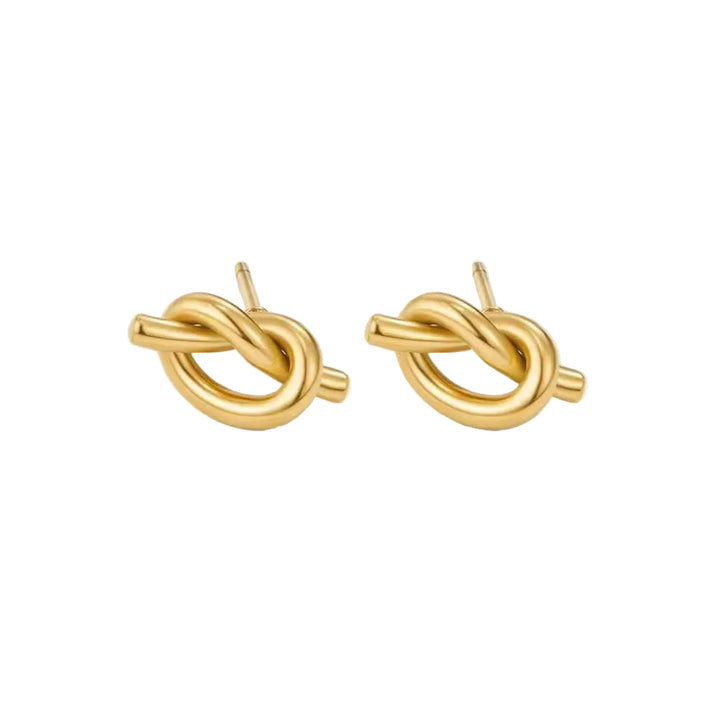 KNOT GOLD EARRINGS