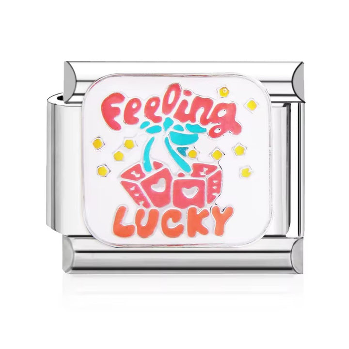 ITALIAN BRACELET FLAT CHARMS (SILVER)