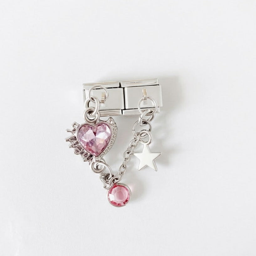 ITALIAN BRACELET DANGLING CHARMS (SILVER)
