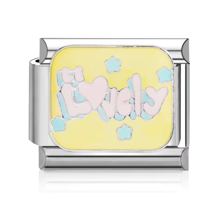 ITALIAN BRACELET FLAT CHARMS (SILVER)