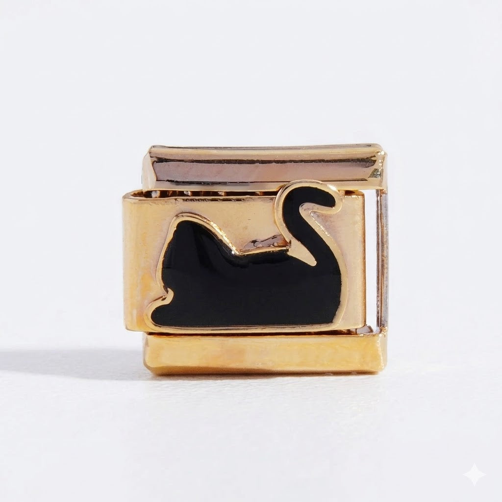 ITALIAN BRACELET FLAT CHARMS (GOLD)