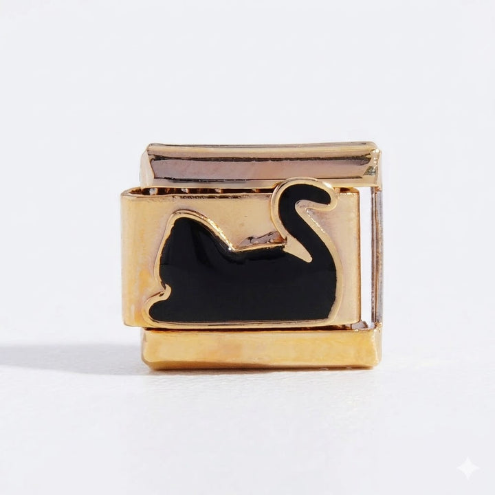 ITALIAN BRACELET FLAT CHARMS (GOLD)