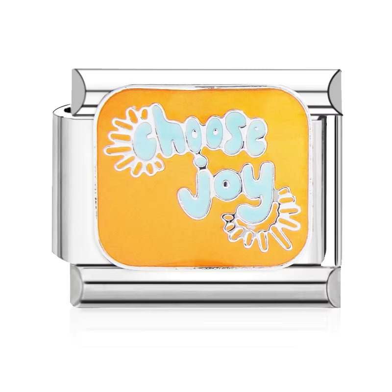 ITALIAN BRACELET FLAT CHARMS (SILVER)