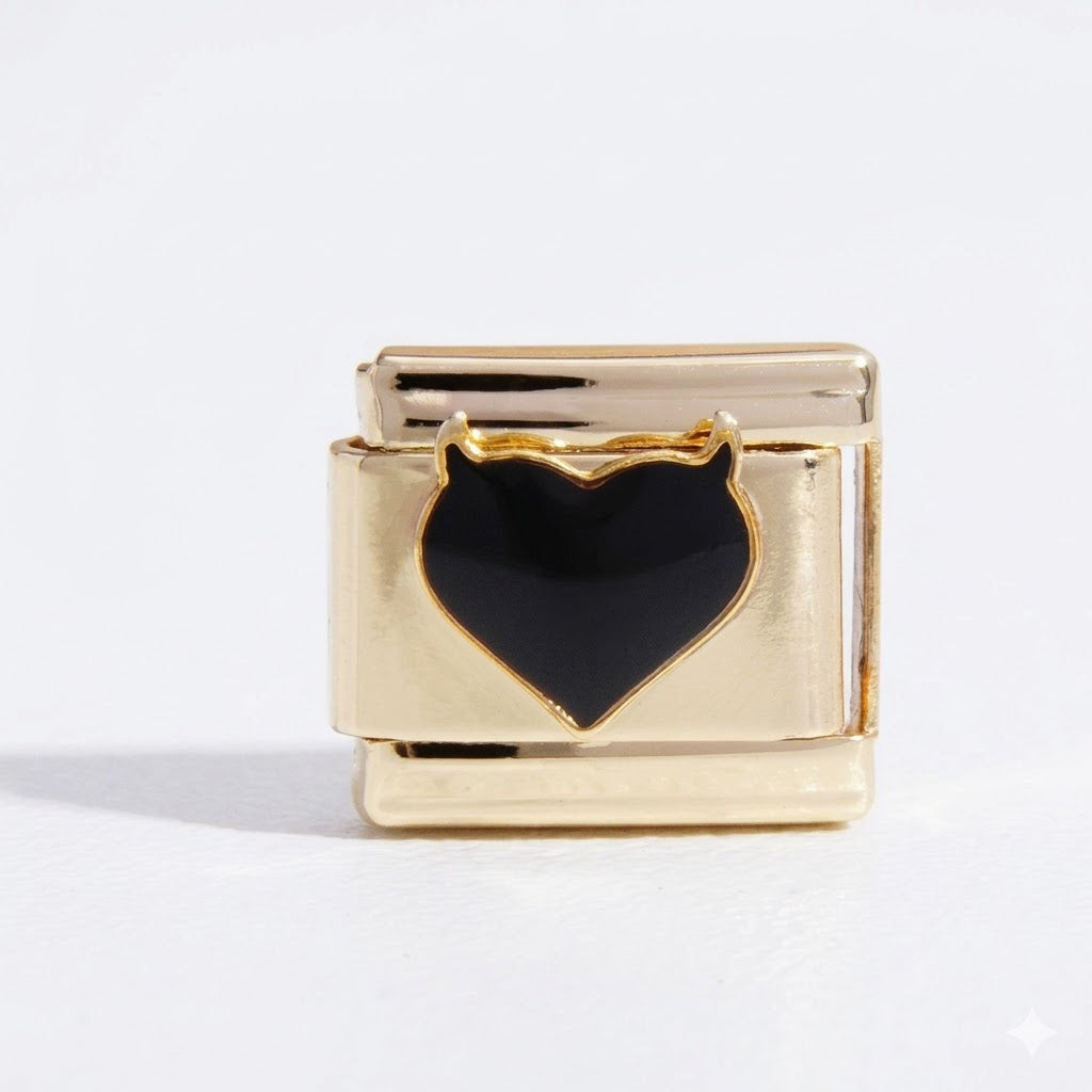 ITALIAN BRACELET FLAT CHARMS (GOLD)