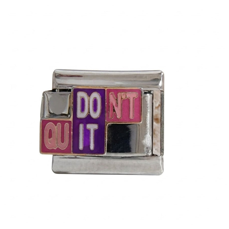 ITALIAN BRACELET FLAT CHARMS (SILVER)