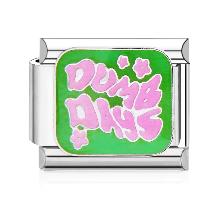 ITALIAN BRACELET FLAT CHARMS (SILVER)