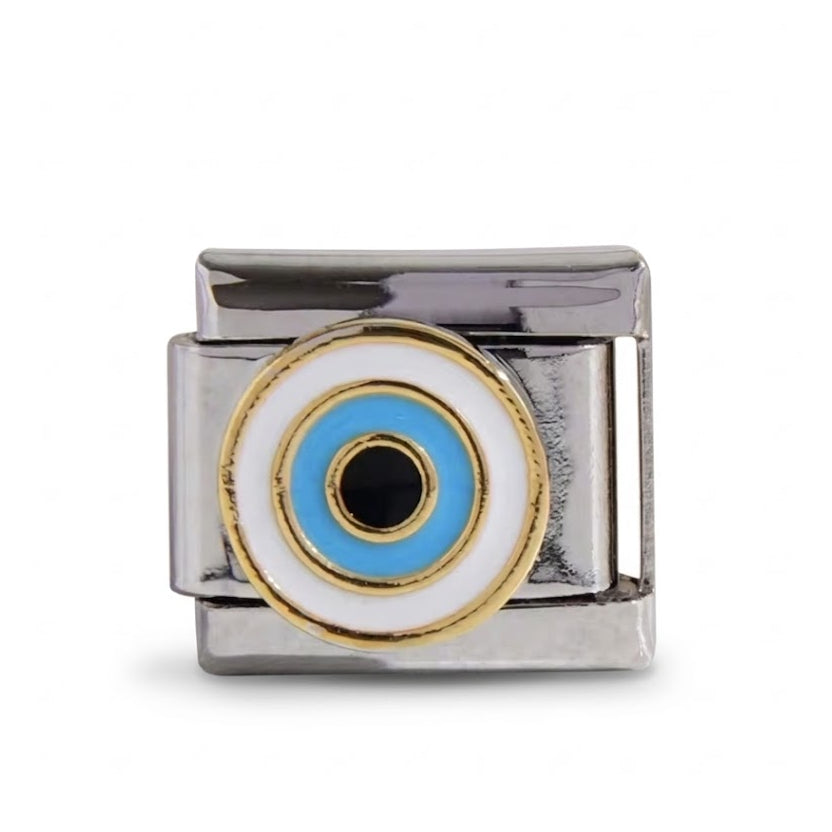 ITALIAN BRACELET FLAT CHARMS (SILVER)