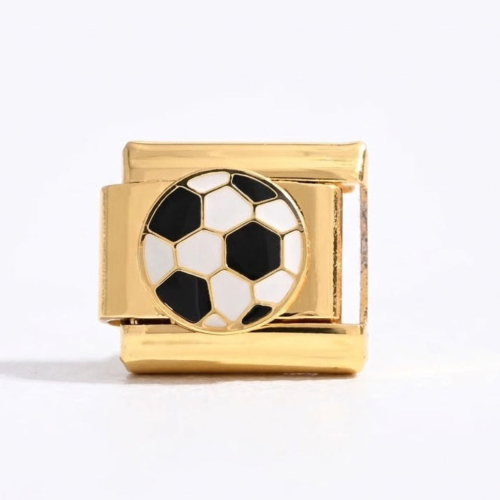 ITALIAN BRACELET FLAT CHARMS (GOLD)