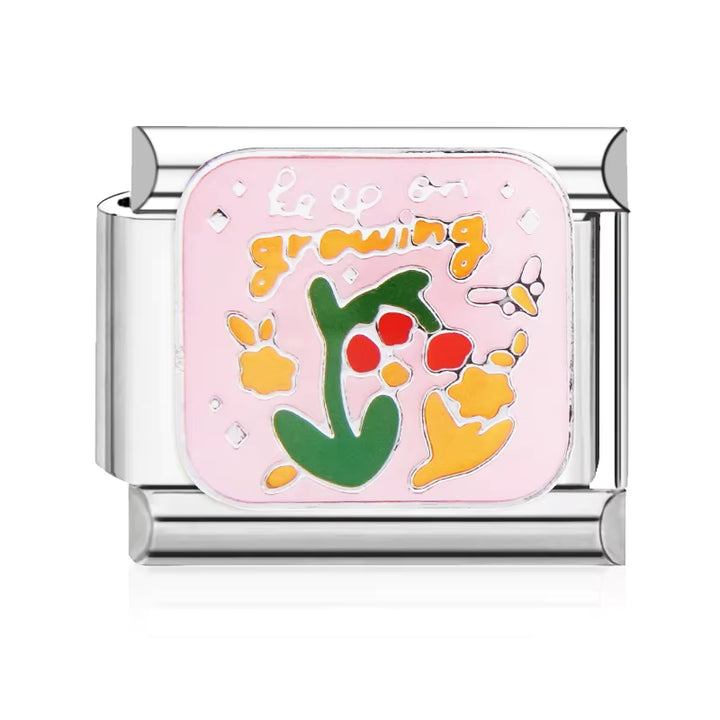 ITALIAN BRACELET FLAT CHARMS (SILVER)